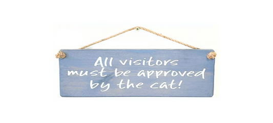 All Visitors must be approved cat