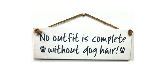 No outfit is complete without dog hair